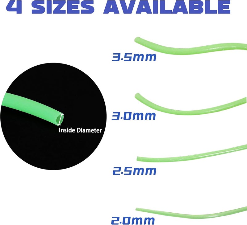Shaddock Fishing 16.4ft Fishing Glow Tube, Green Luminous Deep Sea Soft Plastic Tube Gear for Night Fishing Deep Drop Rig - Image 3